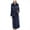 Navy, variant on XMMSWDLA Women's Fleece Robes, Long Winter Warm Soft Plush Bathrobes for Women, Fluffy Comfy House Coat Bathrobes for Women