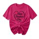 thumbnail image 1 of Camisetas de Manga Corta para Mujeres, Camiseta de Cuello Redondo Impresa de Moda, Primavera Y Verano Casual, 1 of 8