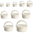 thumbnail image 2 of UYGDUY-10 Pack Mop Bucket Drain Plug Replacement End Cap Stopper Rubber Sealing Plugs with Ring Grip for Spin Flat Mops and Buckets System Water Tub Tubing Holes Bathtub Kitchen Bathroom, 2 of 4