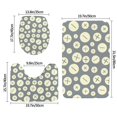 thumbnail image 2 of Bathroom Rugs Sets 3 Piece - comical Math Symbol Print Absorbent Non Slip Bath Mats, U-Shape Toilet Lid Cover, Contour Mat, Soft Washable Shower Mats Bath Rug Mat for Bathroom Tub Toilet, 2 of 7