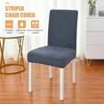 thumbnail image 2 of Funda para silla simple Asiento y descanso en un medio paquete M Funda protectora para silla Materia Abanopi Gris, 2 of 7