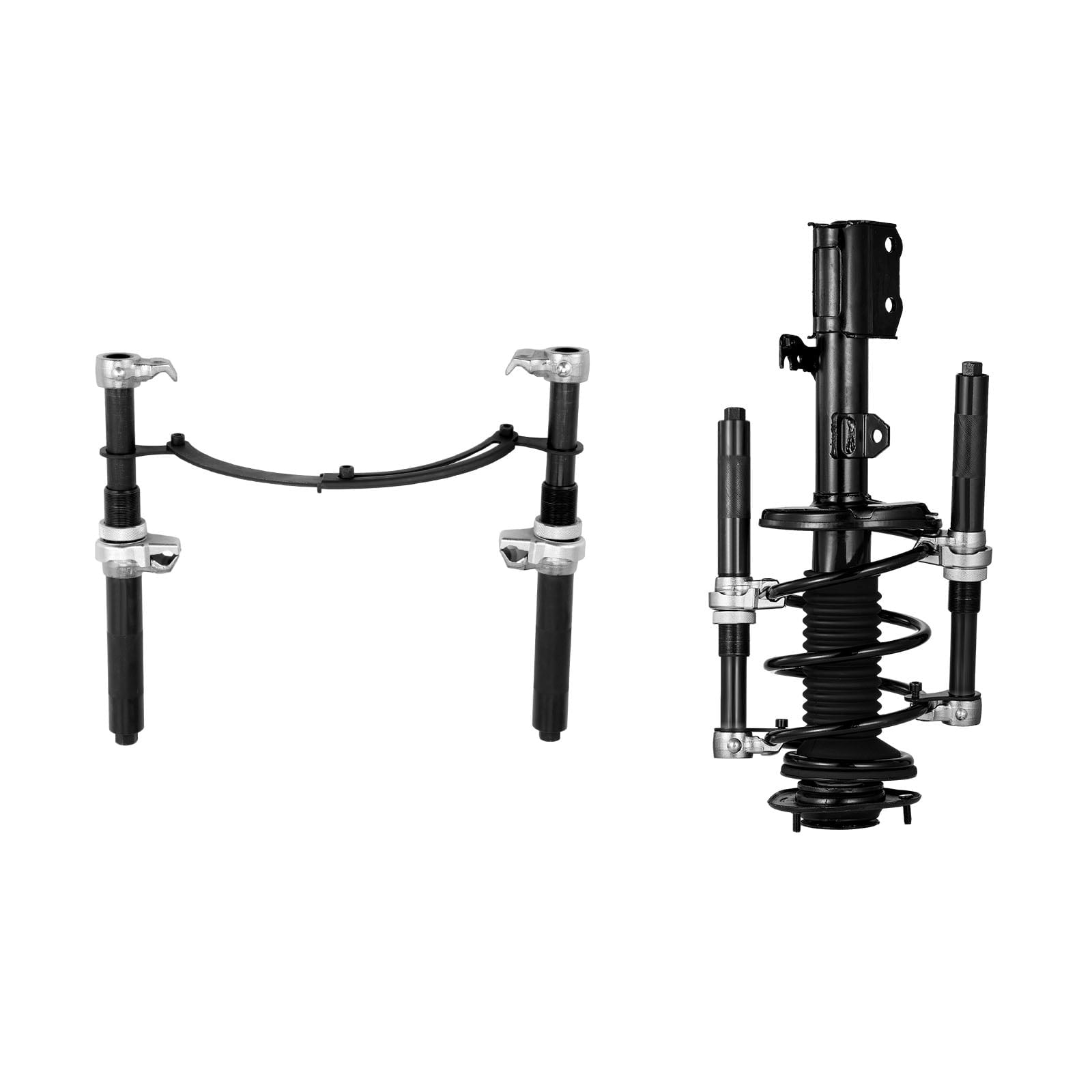 KFFKFF 2 pcs Heavy Duty Coil Spring Compressor Tool Macpherson Strut Spring Compressor Set 2646 lbs Strut Spring Compressor