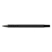 2PK Universal Replacement Stick Ballpoint Counter Pen, Medium 1mm, Black Ink/Barrel, 6/Pack