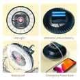 thumbnail image 3 of LED Hanging Fan 2 in 1 Camping Tent Fan with Hanging Hook Back Magnet LED, 3 of 8
