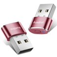 thumbnail image 1 of Mouse Jiggler Metálico AUEDROT USB Plug & Play 2 Modos Oro Rosado, 1 of 7