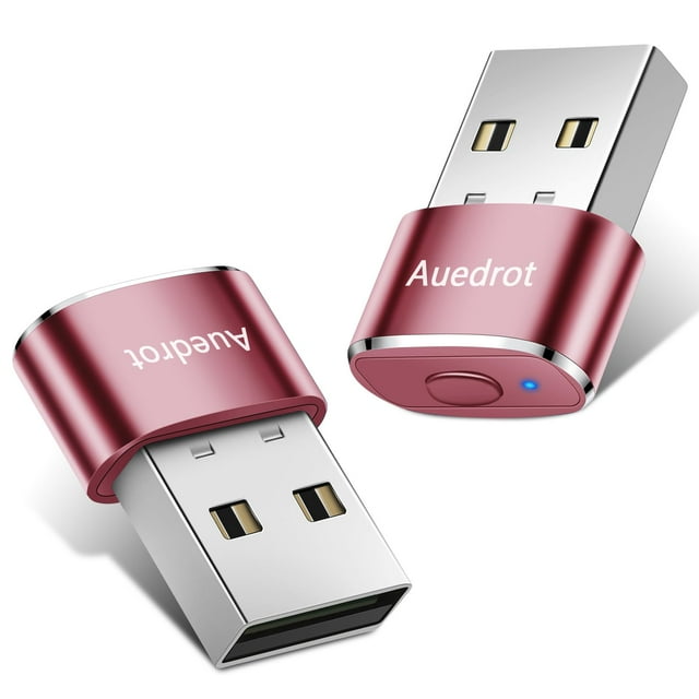 Mouse Jiggler Metálico AUEDROT USB Plug & Play 2 Modos Oro Rosado