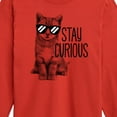thumbnail image 3 of Instant Message - Stay Curious Cat - Toddler & Youth Long Sleeve Graphic T-Shirt, 3 of 6