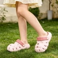 thumbnail image 5 of GPOECD Girls Clogs Summer Kids Sandals for Girls Breathable Outdoor On Footwear for Daily Play and Warm Weather Kids Slippers 3-12Y Pink,4.5-5 Years, 5 of 5