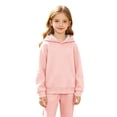 thumbnail image 7 of Xyant Kids Girls Boys Hoodies Cotton Long Sleeve Pullover Hooded Sweatshirts with Pocket (Pink,12-13 Years), 7 of 7