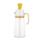 thumbnail image 2 of Jarra de aceite de 550 ml, a prueba de fugas, reutilizable, rellenable, con asa antideslizante, dispensador de condimentos Amarillo, 2 of 6