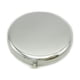 thumbnail image 3 of EeaseMX Espejo de bolsillo plegable compacto y portátil, de doble cara, redondo, de metal, para maquillaje (plateado), 3 of 8
