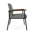 thumbnail image 2 of Mystic Reception Waiting Room Bariatric Chair / Black Steel / Light Gray, 2 of 5