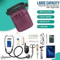 thumbnail image 3 of Enfermera para mujeres y hombres Organizador de enfermeras con múltiples compartimentos Bolsa de cadera para equipo médico utilitario, 3 of 5