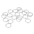 thumbnail image 4 of Anillos de llavero de varios tamaños 20 piezas 0x30mm Acero inoxidable Shamjiam Anillos de hoja suelta, 4 of 9