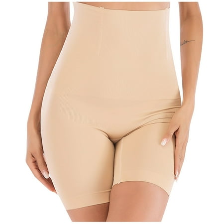 Women Boyshort Briefs Underwear Anti Chafing Female Boxers Panties Long Leg High Waisted Slip Shorts Comfy Cotton Underpants Yoga Briefs Short Leggings for Girl  Complexion/XL