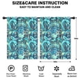thumbnail image 2 of Blackout Kids Curtains,Paisley Pattern Childrens Insulated Curtains Set Of 2,Bedroom Essentials,Toddler Room Decor 42"x54"(106x137cm), 2 of 4