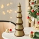 thumbnail image 1 of Adorno Navideño de Madera para Árbol de Navidad, Decoración de Escritorio para Interiores | Adorno Dorado de Madera, 34 X 11 Cm | Tamaño Ideal para Cualquier Árbol | Decoración para El Hogar y Casas, 1 of 7