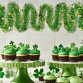 thumbnail image 6 of DwellJoy St. Patrick's Day Door Hanging Decorations, Golden Swirls & Green Streamers Garland, Festive Party Ornaments for Holiday Home Entrance Decor, 6 of 7