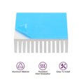 thumbnail image 5 of Uxcell 1Pcs 50x50x15mm Heatsink Aluminum Radiator With Thermal Sticker for Chip CPU, Power Transistor, FET, IC,White, 5 of 6