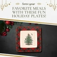 thumbnail image 5 of Spode Christmas Tree Tartan Square Platter - 10-Inch Holiday Serving Platter for Christmas Entertaining - Traditional Tartan Plaid Design with Iconic Tree Motif - Microwave and Dishwasher Safe, 5 of 7