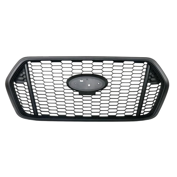 Suitable for Matte Black Front Upper Grille for 2020-2022 Ford Transit T150, T250, T350 - Sleek and Durable Upgrade