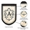 thumbnail image 2 of Garden Size Applique Flag, Monogram "A", 12.5x18 Inches, 2 of 6