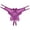 Purple, variant on Womens Thongs No Show Panties Underwear Low Rise T-Back Underpants