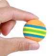 thumbnail image 1 of Balle de Golf en Mousse 50 Pcs Légère Résistante à l'Usure pour Pratique Intérieure, Rayée, Colorée, Jouet de Divertissement pour Chat, 1 of 7