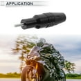 thumbnail image 3 of Unique Bargains 1.11" Motorcycle Slider Frame Aluminum Alloy Wheel Fairing Protection Crash Pad Protector Guard 1.77" 5.91" Black 1 Set, 3 of 7