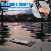 2 Pack Waterproof Floating Phone Pouch Cellphone Dry Bag Underwater Case, For , Samsung, Google, LG And More, Black