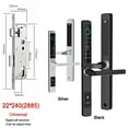 thumbnail image 1 of Slim Smart Fingerprint Door Lock With Handles Keyless Entry Door Lock Bluetooth Keypad Card Keyless For 35-120mm Door ,Corrosion-Resistant, 1 of 5
