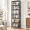 Black-7-Tier(23.6"W x 84.4"H), variant on Tall Booksh 84 Inch Industrial With Metal Frame And Open Shelves 7 Tier Bookshelves Bookcases Rustic Book Shfor Office Living Room