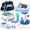 Blue-Classic-Medium, variant on 10-Piece Kitten Starter Kit for Indoor Cats, Classic Small White