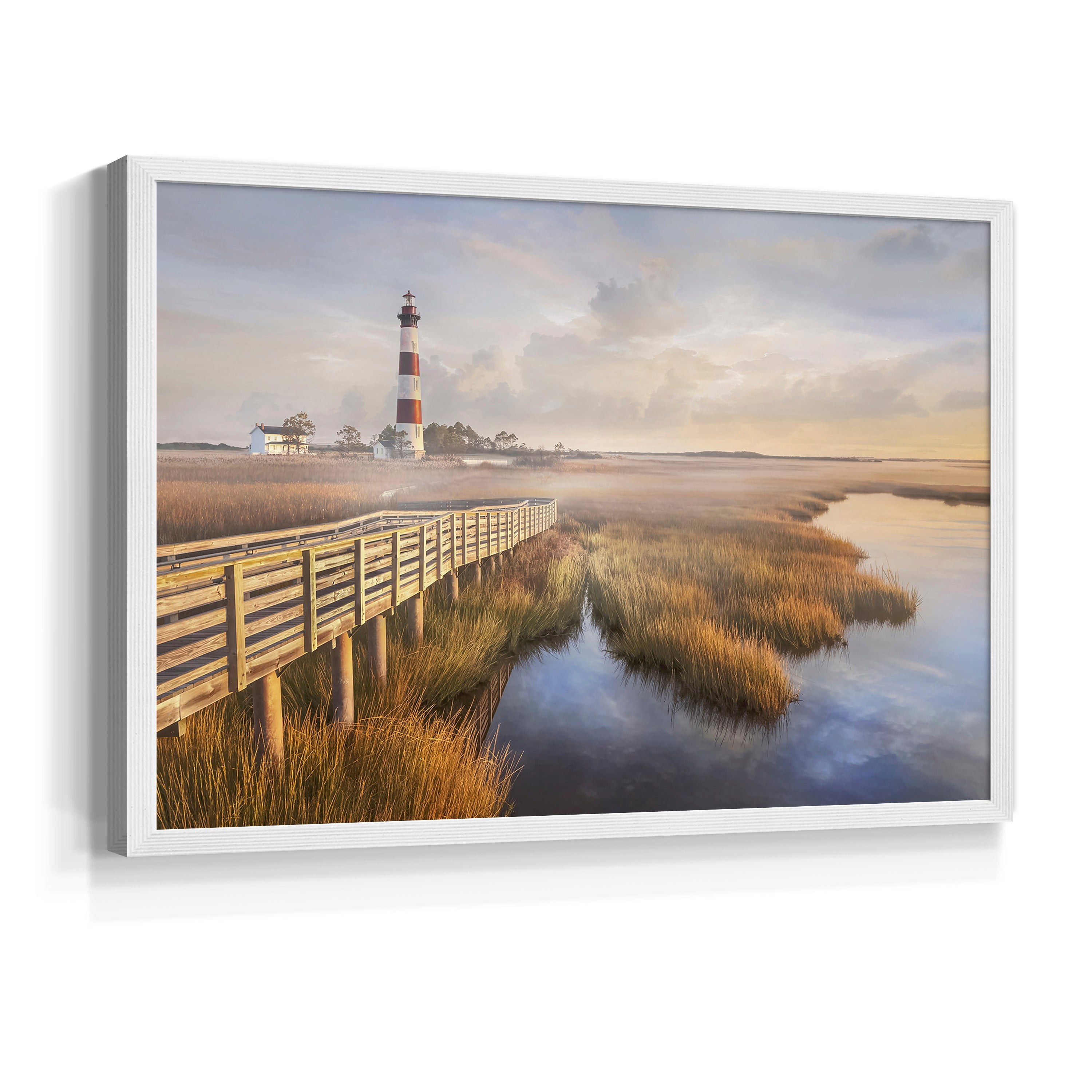 Private Path II by Mike Calascibetta - Restickable Framed Giclée Print