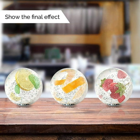 Flexible Silicon Mold - PREMIUM Flamen ICE BALL MAKER MOLD Fast and Easy Release Black Flexible Round Silicone 2 pcs Ice Ball Tray Molds 2.5 inches (6.5 CM) Round Ice Ball Spheres
