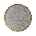 thumbnail image 2 of Marble Coffee Table with Gold Stainless Steel Base, 2 of 5