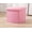 Pink, variant on 11.8" Collapsible Storage Ottomans, Square Space-Saving Storage Stool, Pink