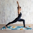 thumbnail image 6 of Daisy Yoga Towel, Storage Bag, 72.8"x26.8" - Suitable for Yoga, Pilates, Fitness, Gym Towel, Yoga Mat Towel, Yoga Blankets Included, 6 of 6