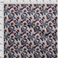 thumbnail image 4 of oneOone Polyester Spandex Red Fabric Floral Retro Sewing Craft Projects Fabric Prints By Yard 56 Inch Wide, 4 of 5