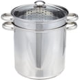 thumbnail image 2 of EXCELSTEEL Ensemble de 4 Pcs en Acier Inoxydable 18/10 avec Base Encapsulée, 12 Qt, 2 of 4