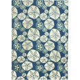 thumbnail image 1 of Homefires PMF-JHN001C 3 x 5 ft. Surfside Sand Dollars Indoor Area Rug, Navy, 1 of 1
