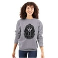 thumbnail image 3 of Ancient Egyptian Pyramid Pharaoh Unisex Plus Fleece Graphic Sweatshirt Brisco Brands 5X, 3 of 5