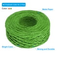 thumbnail image 3 of Uxcell 4 Rolls Raffia Ribbon, 109 Yard Paper Twine String for Festival Gifts Wrapping, Orange Green, 3 of 6
