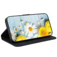thumbnail image 3 of Case For Xiaomi Redmi Note 11s Embossed Lily Flip Wallet Premium Pu Leather Cover With Card Holder Compatible With Xiaomi Redmi Note 11s, 3 of 5