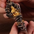 thumbnail image 6 of Handmade Snake King Vajra Dainichi Nyorai Tibetan Traditional Vintage Pendant Spiritual Buddhist Amulet Jewelry, 6 of 9