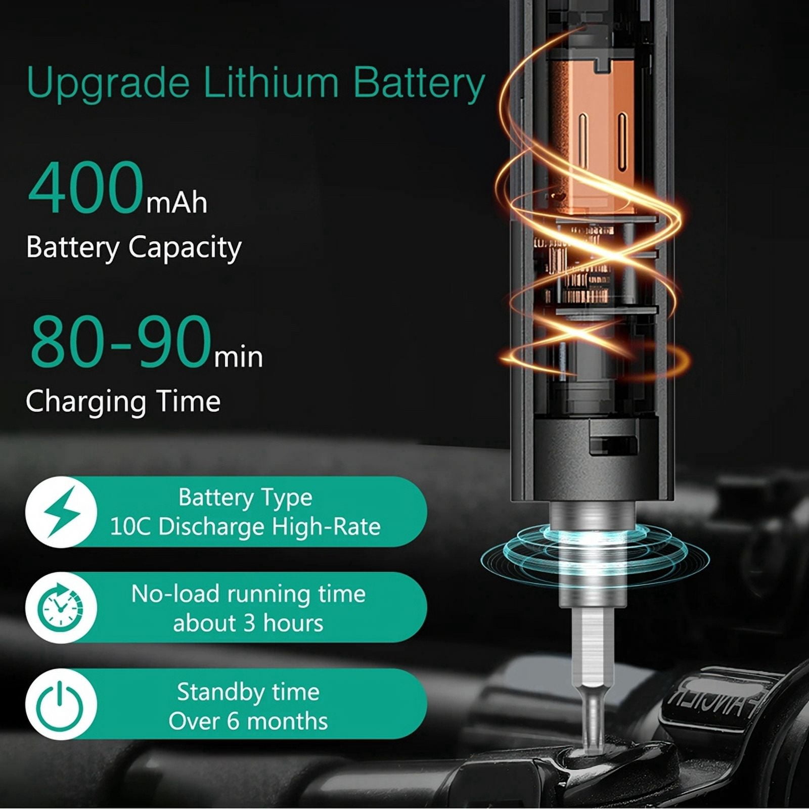 50 in 1  Electric Screwdriver Set with 3-Speed Torque Adjustable Magnetic - Torx Bits,50 in 1 Pro