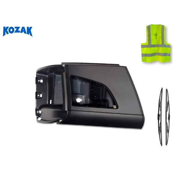 Plastic Bumper Corner -Right Passenger Side with Fog Light Cutout - Compatible with VNL 2018 