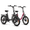 Black + Rose Red, variant on 20" Fat Tire Folding Electric Bikes for Adults 2-Pack, 1000W Peak 70Miles Max Range 20mph Top Speed Foldable Ebike Step-Thru E-Mountain Bike with 36V 13.5AH Battery, 7 Speed, UL2849 Compliant