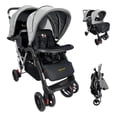 thumbnail image 2 of Carriola Gemelar para Bebe THE BABY SHOP gris plegable Reclinable, 2 of 8