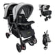 thumbnail image 2 of Carriola Gemelar para Bebe THE BABY SHOP gris plegable Reclinable, 2 of 8